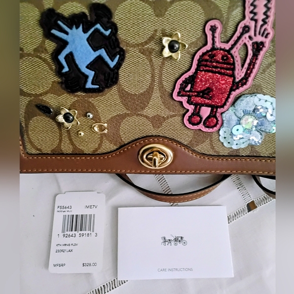 Coach X Keith Haring Crossbody Bag Purse NWT - Picture 3 of 11